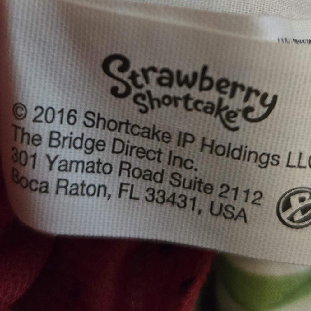 LN 2016 STRAWBERRY SHORTCAKE PLUSH CLASSIC RAG DOLL - Picture 3 of 4